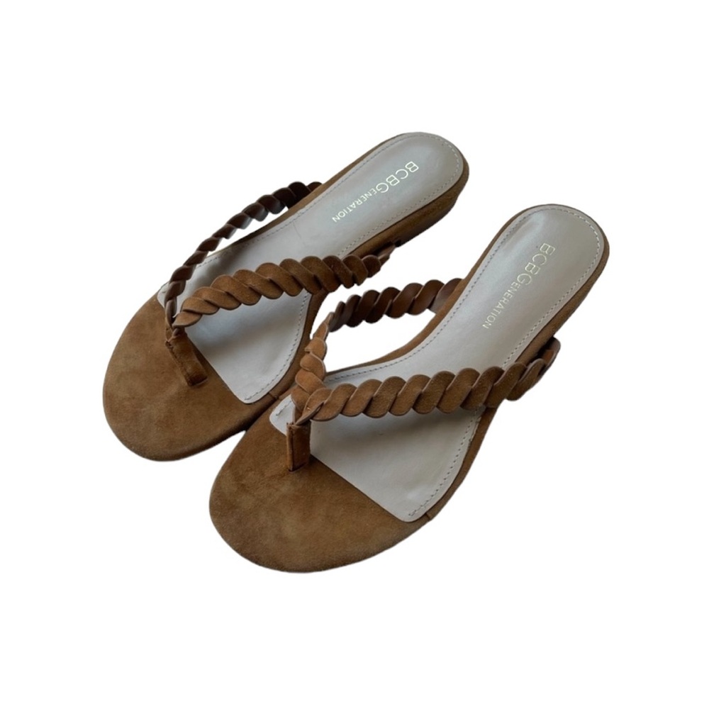 BCBGeneration braided thong sandal